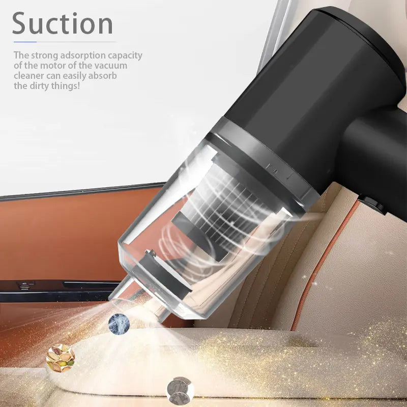 Wireless Car Vacuum Cleaner — Powerful & Portable