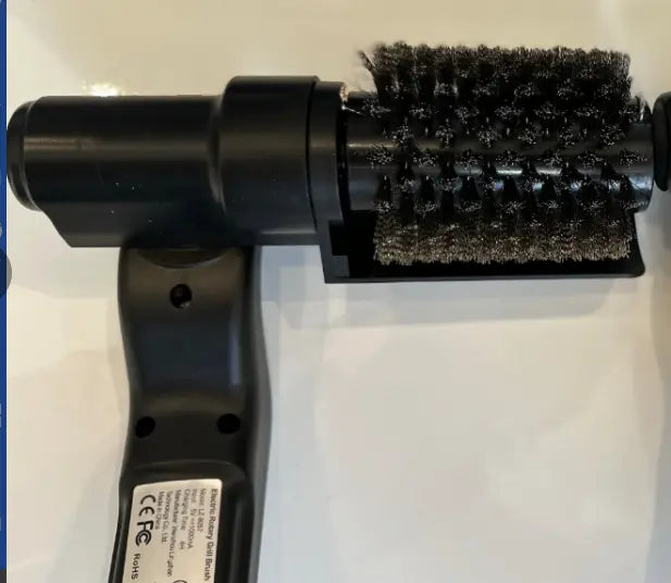 Electric BBQ Cleaning Brush – 360° Rotating, USB Rechargeable, IPX7 Waterproof
