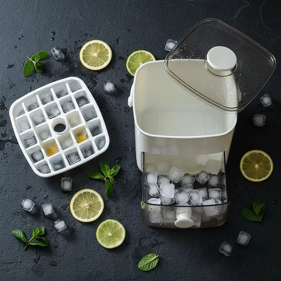 48-Grid Ice Cube Tray — One-Touch Easy Release