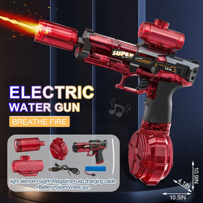 Electric Water Gun Toy — High-Speed Automatic, Large Capacity