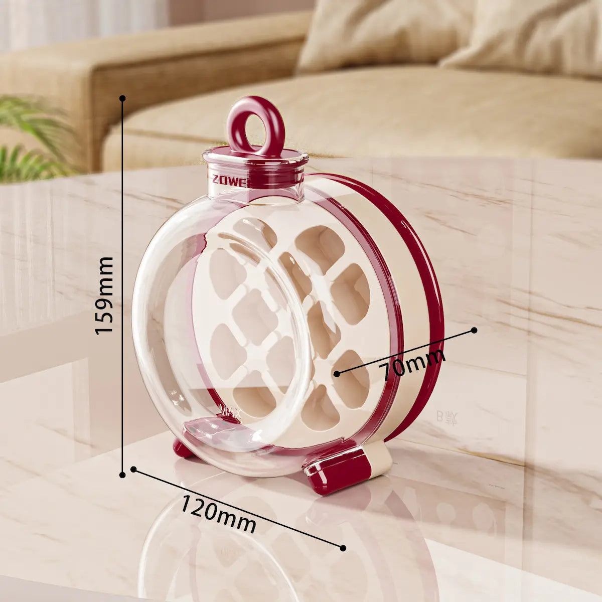 2-in-1 Silicone Ice Ball Maker & Water Bottle