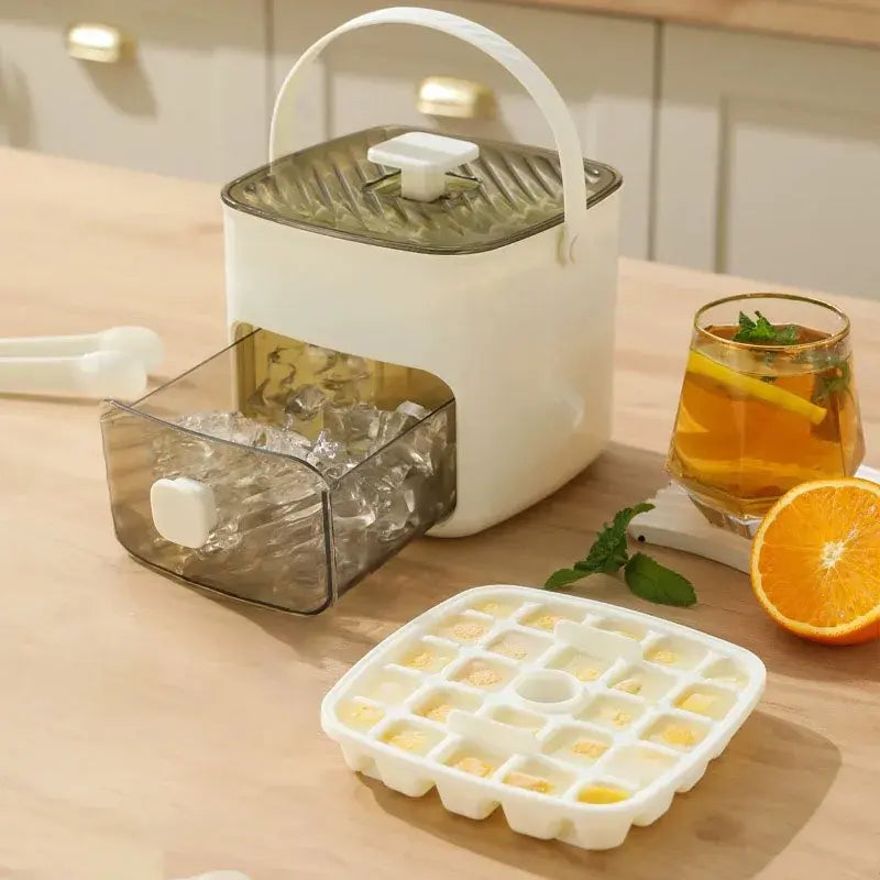 48-Grid Ice Cube Tray — One-Touch Easy Release