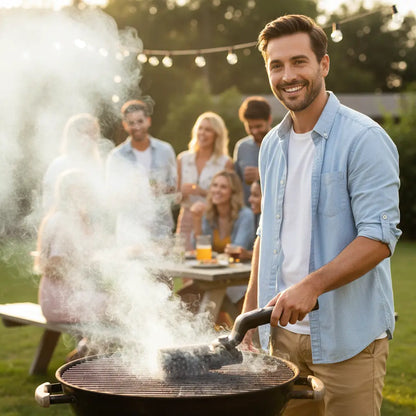 Electric BBQ Cleaning Brush – 360° Rotating, USB Rechargeable, IPX7 Waterproof