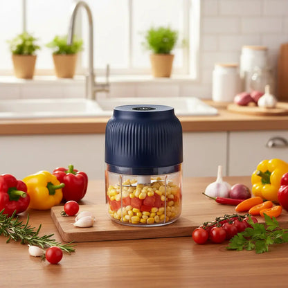 Electric Mini Garlic Chopper & Vegetable Grinder