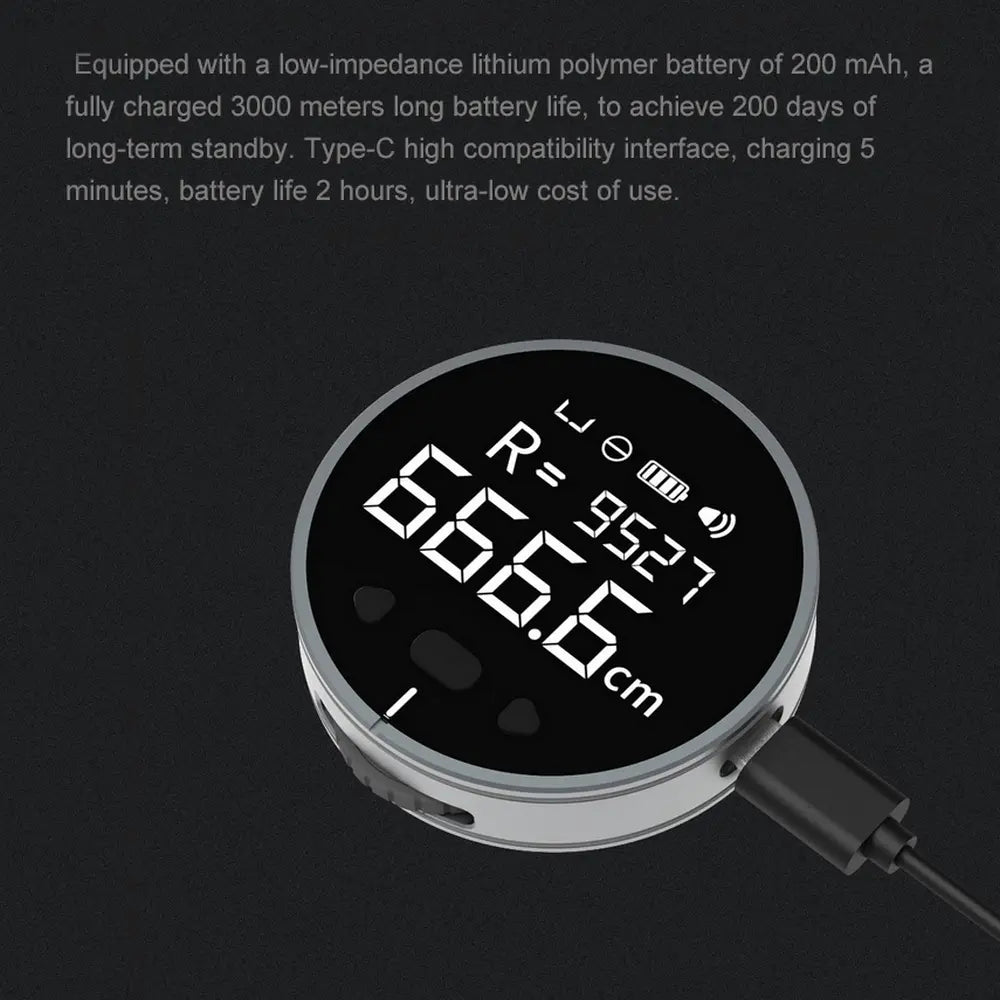Digital Measuring Tape — 99m Electronic Ruler